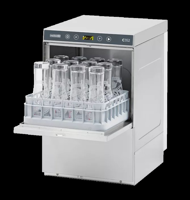 Maidaid C352D Undercounter Glasswasher with Drain Pump - islandcatering