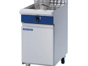 Blue Seal Single Tank Twin Basket Free Standing Electric Fryer E43 - islandcatering