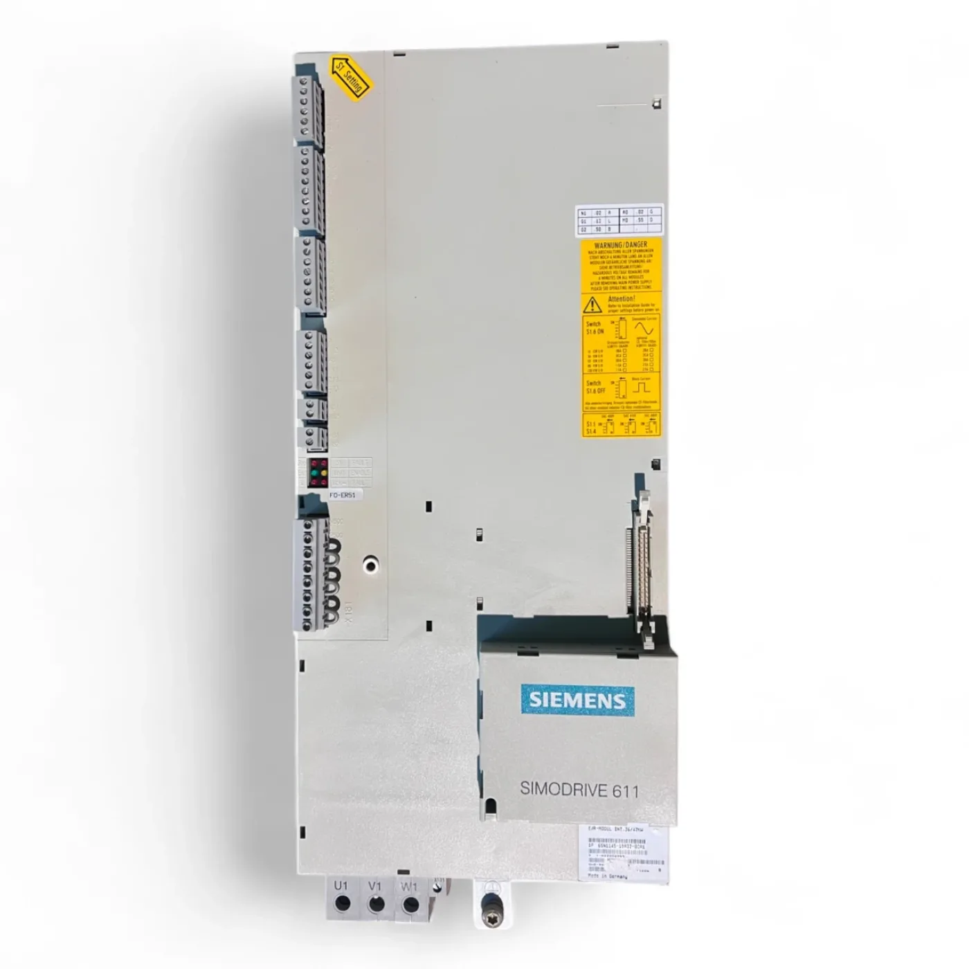 Siemens Simodrive 611 E/R-Modul INT. 36/47kW Art.-Nr. 6SN1145-1BA02-0CA1 z.B.für IMA Maschinen - 3