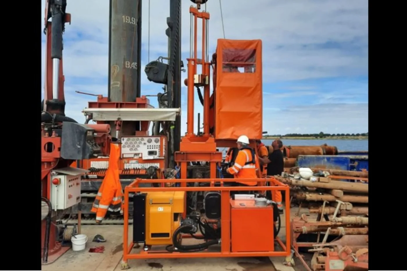 350 kN CPT Penetrometer Pusher for Nearshore Testing - 1