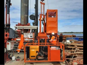 350 kN CPT Penetrometer Pusher for Nearshore Testing
