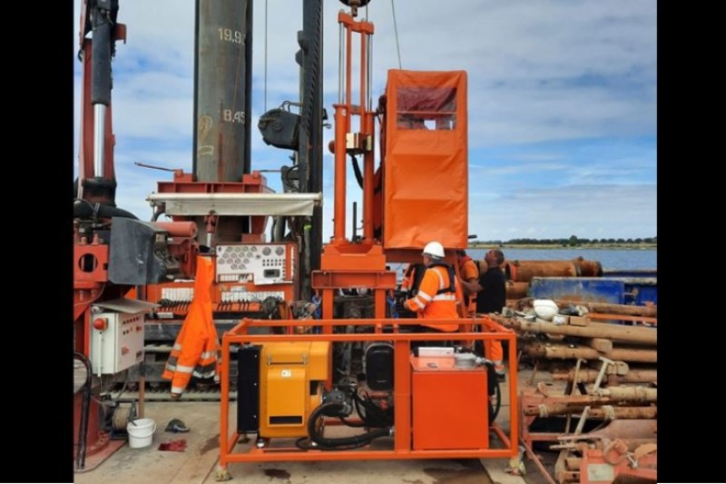 350 kN CPT Penetrometer Pusher for Nearshore Testing