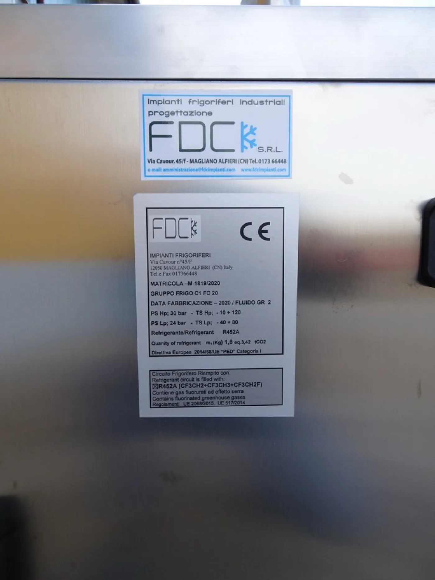 REFRIGERATING SYSTEM MODEL C1 FC 20 WITH COMPRESSOR, NEW MACHINE - 6