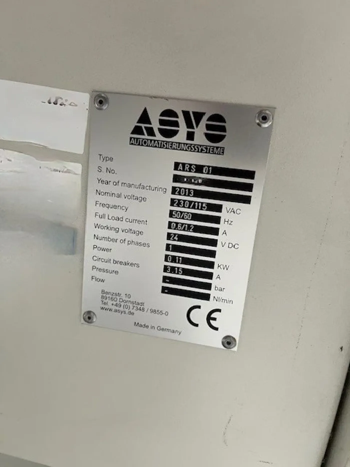 ASYS BCO 01, vintage 2011 - 4