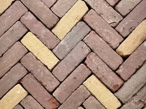 Straatbaksteen Oud Gebakken Genuanceerd