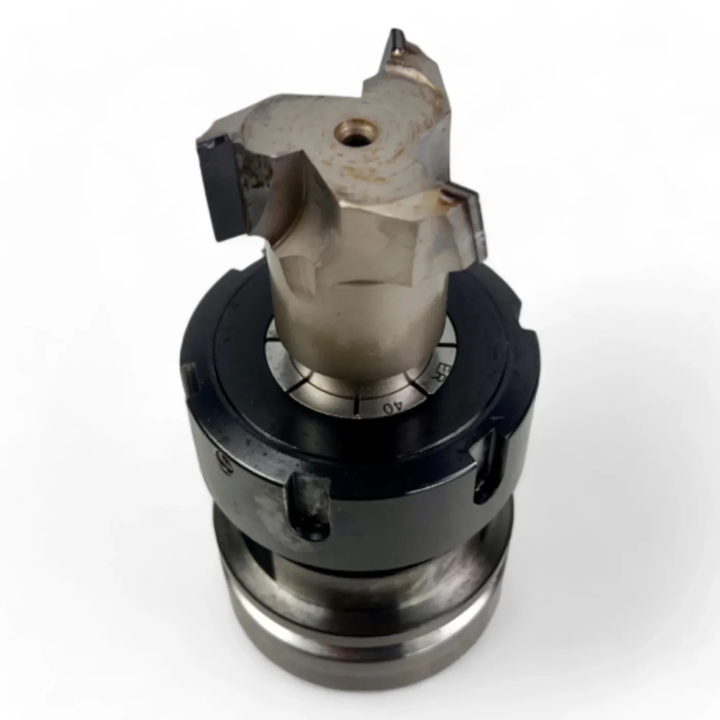HSK 63 F Spannzangenfutter mit Spannzange und HW Profilfräser Ø 40mm DIA Fräser , Z=3 - 5