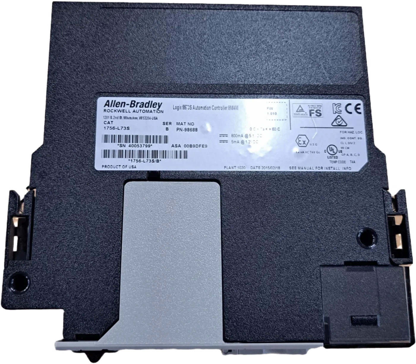Allen Bradley Logix 5573S Automation Controller - 3
