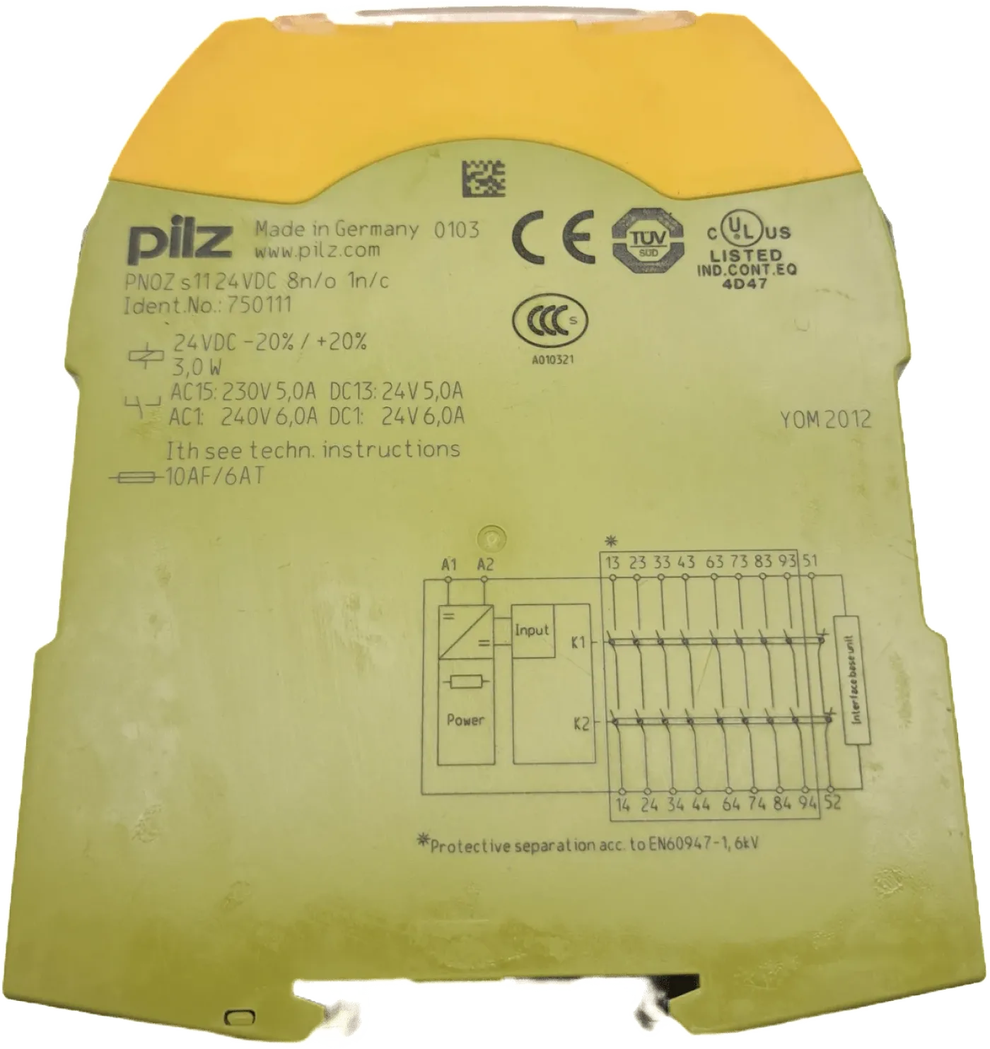 Pilz PNOZ s11 24VDC 8n/o 1n/c 750111 (g) - 3