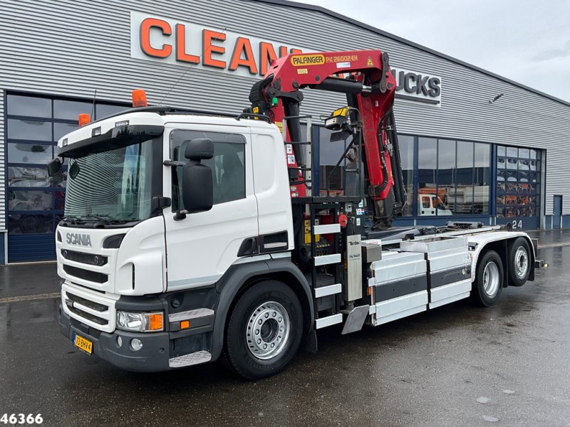 Scania P 340 CNG Euro 6 Palfinger 26 Tonmeter laadkraan Just 255.592 km!