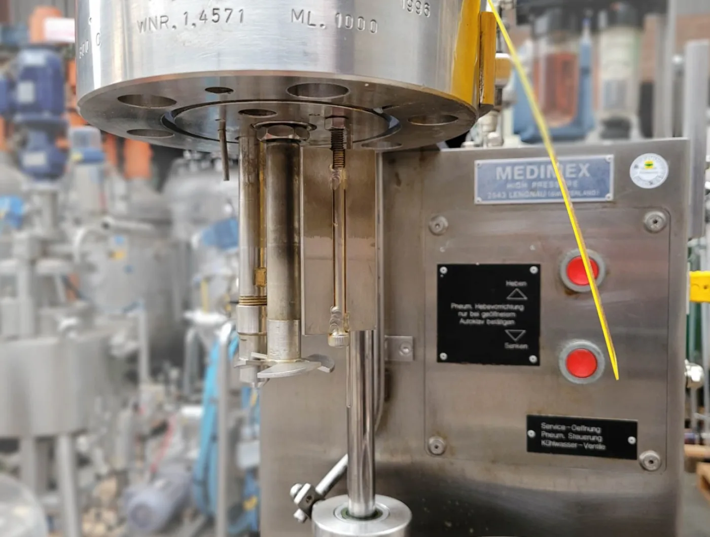 Medimex Med-260, 1 Ltr. - Stainless Steel Reactor - 3