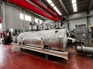 USED FMC OISSEL 6000 LITERS VACUUM BLADE DRYER