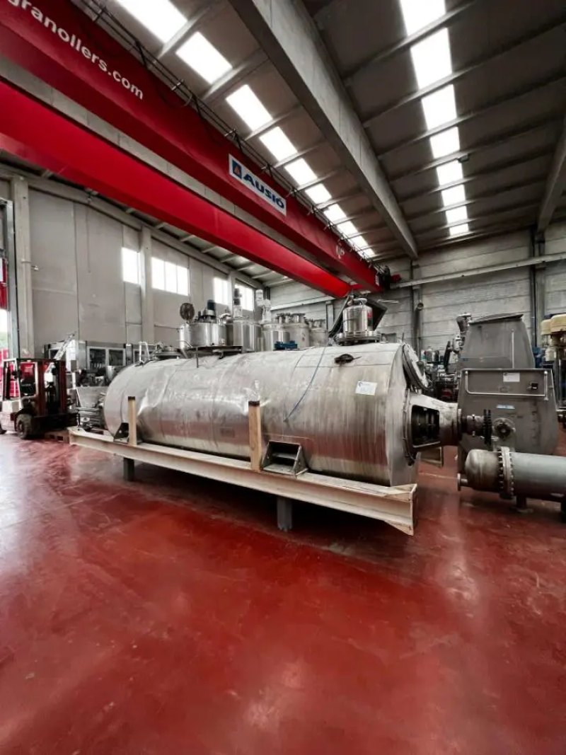 USED FMC OISSEL 6000 LITERS VACUUM BLADE DRYER