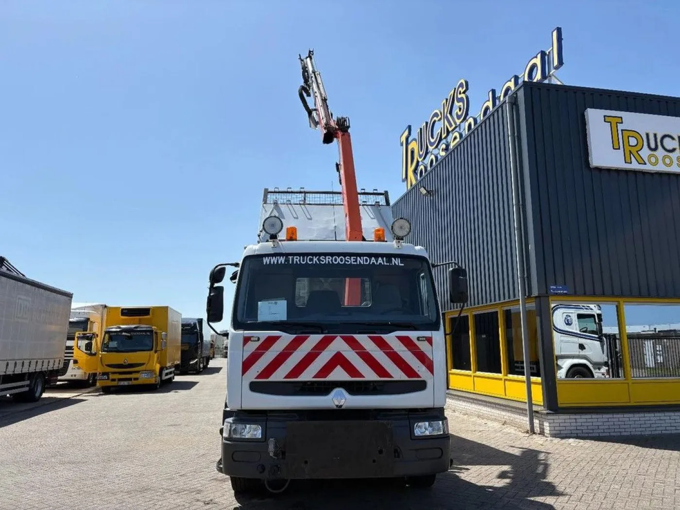 Renault Premium + PALFINGER PK 10000. 2 X EXT. + REMOTE + 3 SIDE TIPPER - 5