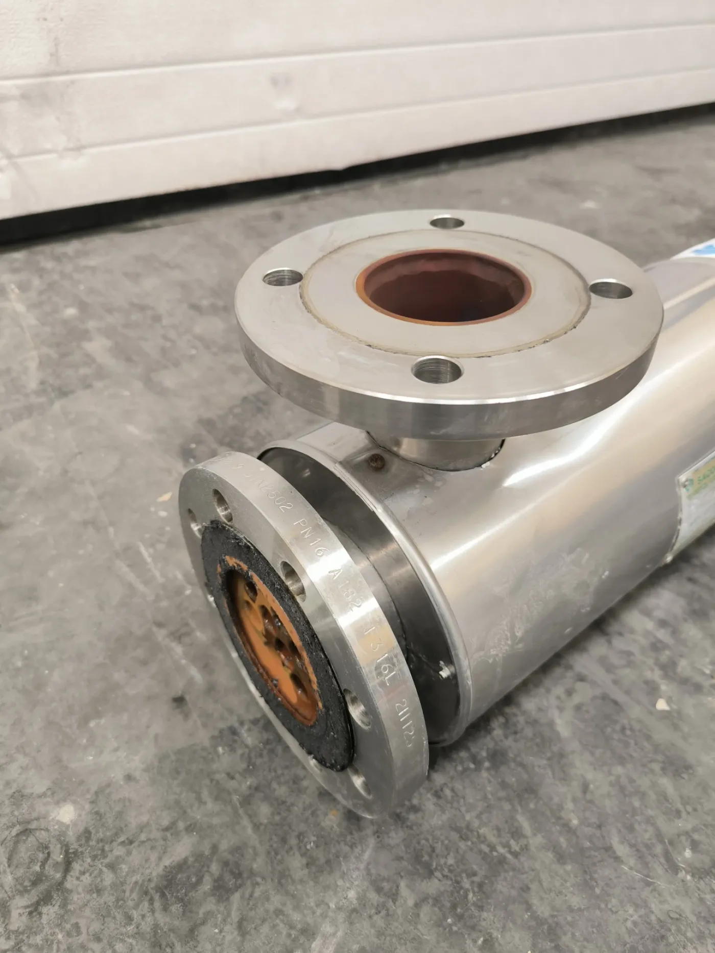 316L STAINLESS STEEL TUBULAR HEAT EXCHANGER 0.8 M² SACOME TFMI-V2-120-1-4" INSULATED - 2