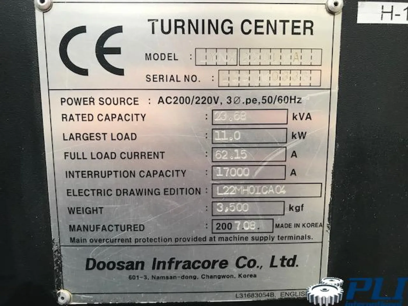 CNC Lathe – Doosan Lynx 220 LM - 6