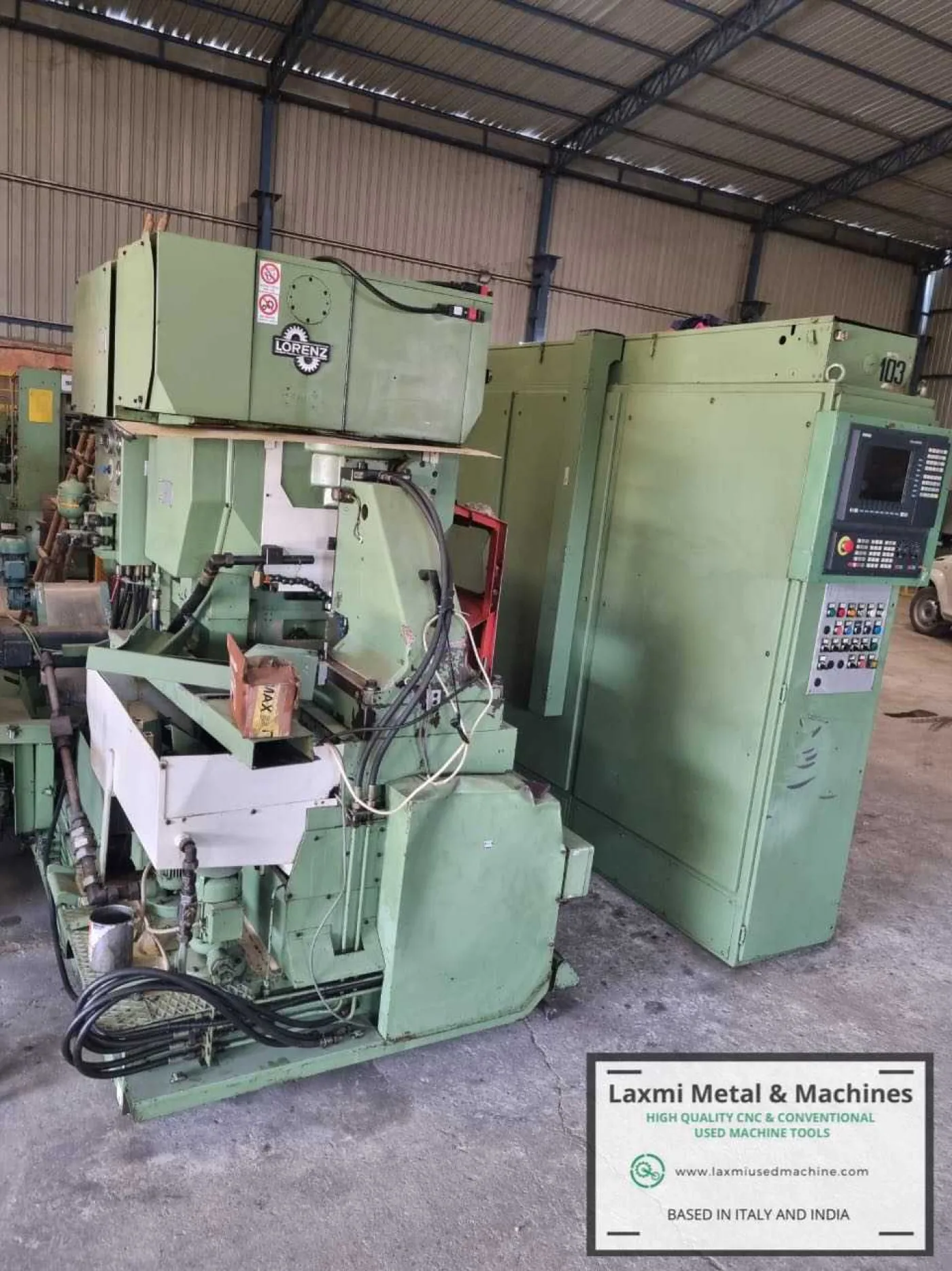 3 AXIS HIGH-SPEED CNC GEAR SHAPER, LORENZ - LS 150 - Laxmi Metal & Machines, Rohtak - 1