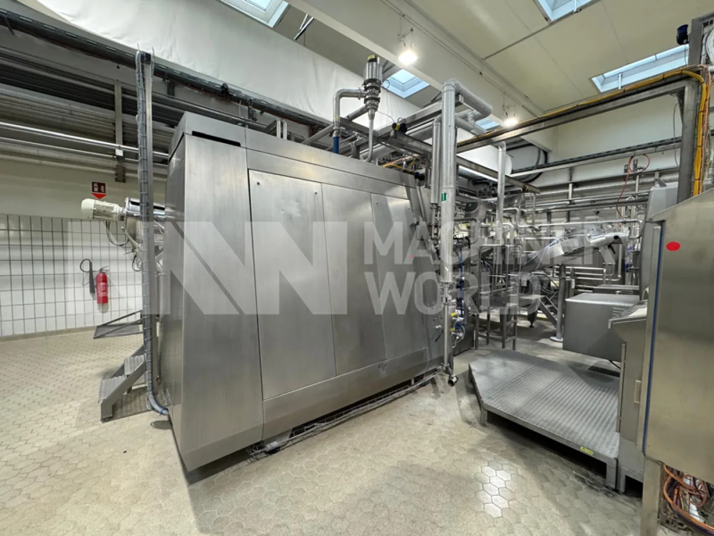 6,000kg per hour Simon Freres MD1230VR Continuous Butter Churn with Simplistock SV2 25kg Bulk Butter Packer - 5