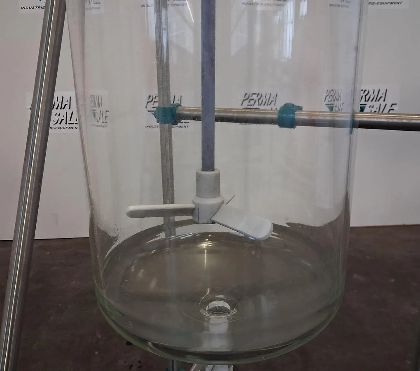 GKB GlasKeller 50 L Glasreaktor – Laborreaktoranlage mit Rührwerk und Stativsystem - 4