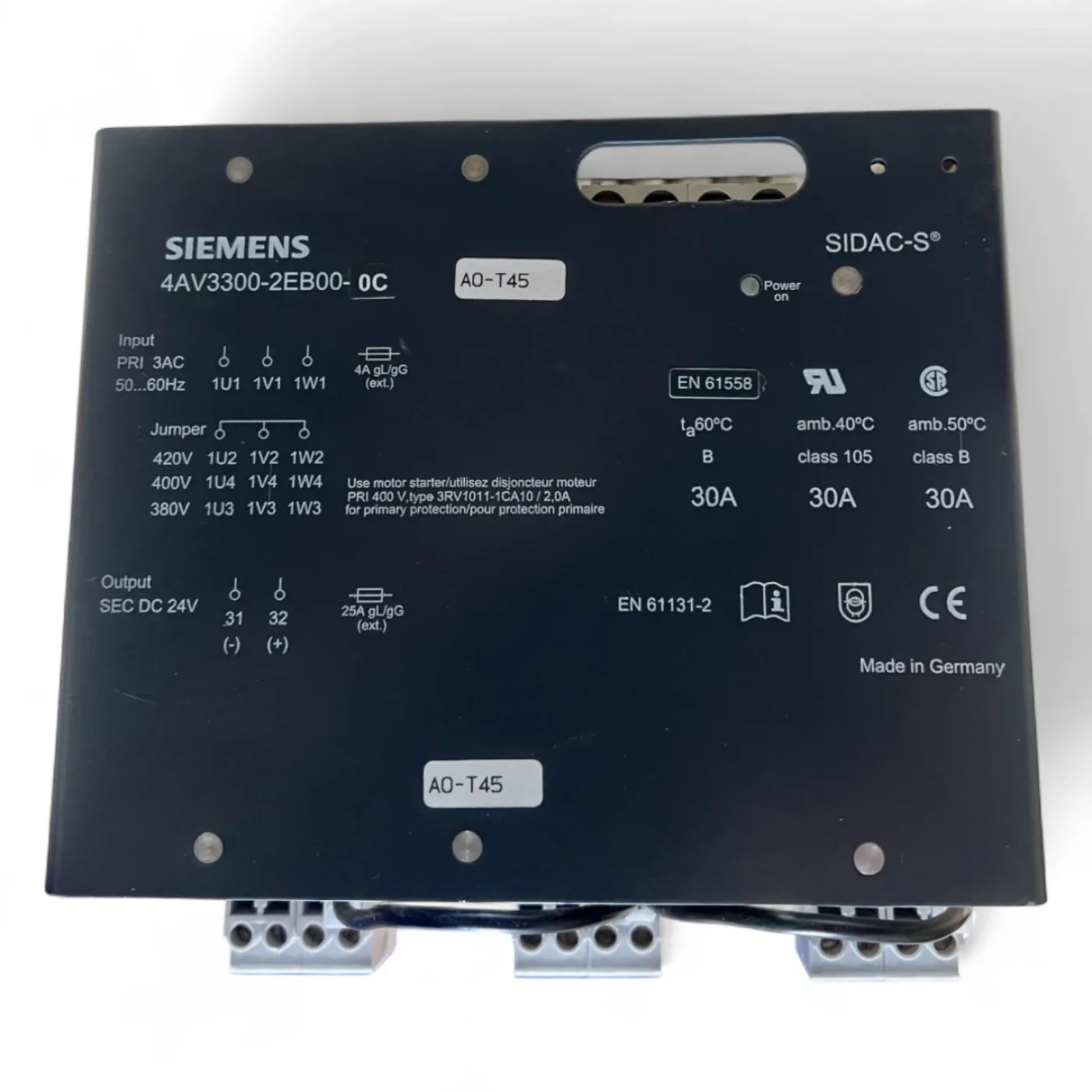 Siemens SIDAC-S Transformator Art.-Nr. 4AV3300-2EB00-0C IMA - 5