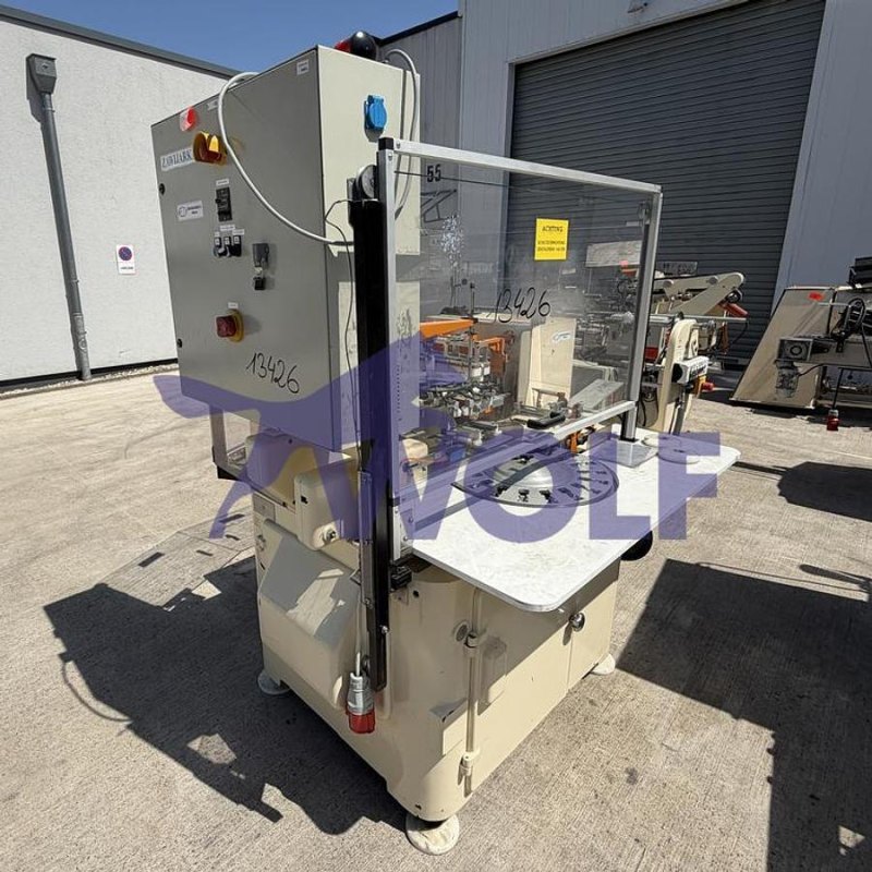 Stannioliermaschine RASCH - Type RU-EK, mit Klappstaion.
