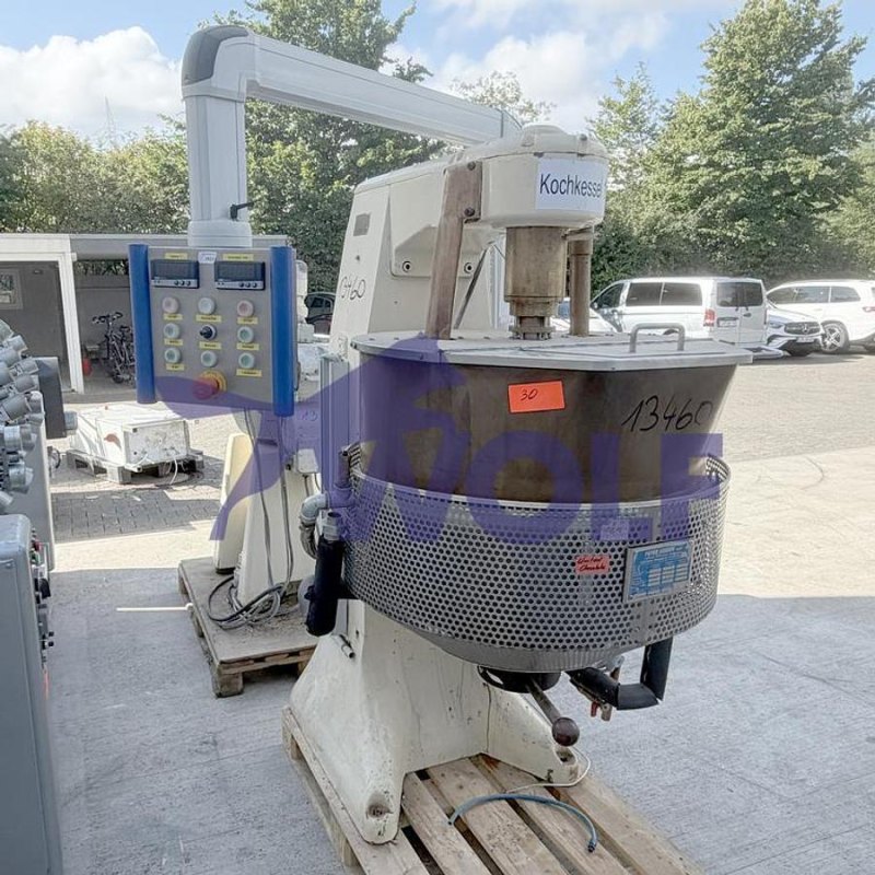 Universal-Kochrührwerk KLÖCKNER HÄNSEL - Type HFA, mit Kupferkessel ca. 280 Liter, 2015.