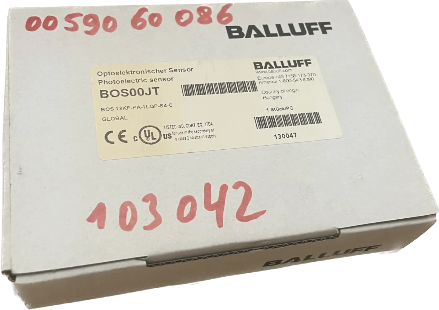 BALLUFF Reflexionslichtschranken BOS 18KF-PA-1LQP-S4-C - 1