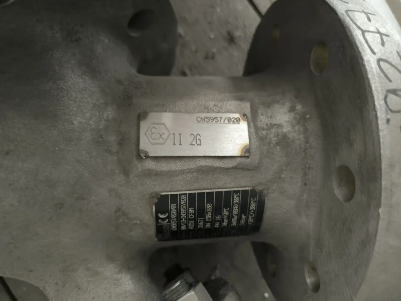 PROPORTIONAL CONTROL VALVE GUICHON STAINLESS STEEL 316Ti DN150 x 100 PN16 ATEX - 4