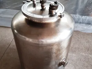 SERBATOIO IN ACCIAIO INOX – FEDEGARI – CAPACITA’ 100 LT