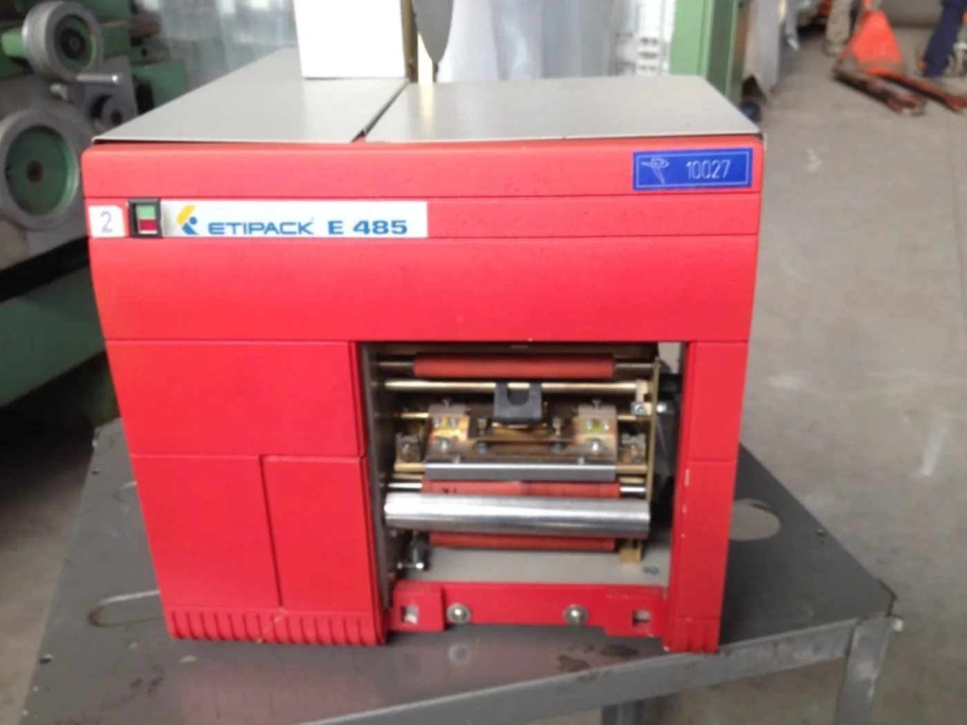 STAMPANTE ETICHETTE A TRASFERIMENTO TERMICO – ETIPACK MOD. E485 - 2