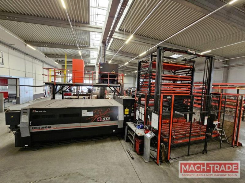 Laser cutting Amada Ensis 3015 AJ 6kW + ASF 3015 EU