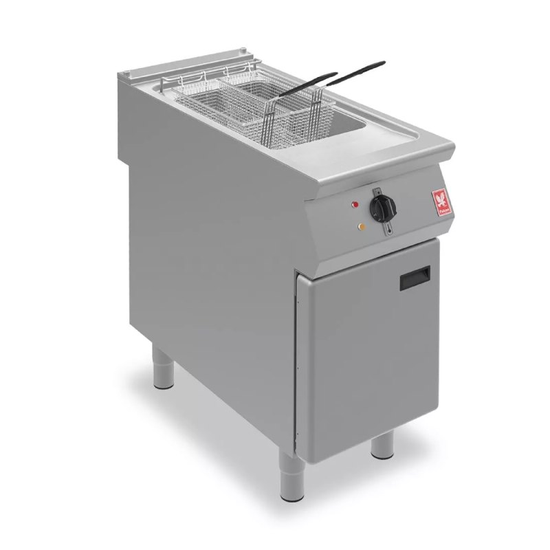 Falcon F900 Single Tank Twin Basket Free Standing Electric Fryer E9341 - islandcatering