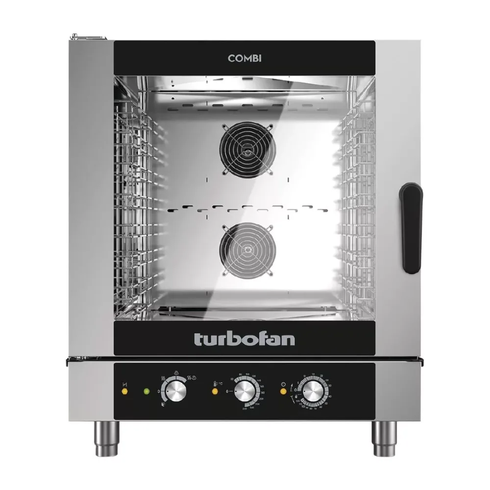 Blue Seal Turbofan 7 Grid Manual Control Combi Oven EC40M7 - islandcatering