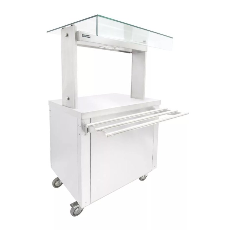 Parry Flexi-Serve Ambient Cupboard with Plain Top and Led Illuminated Gantry FS-A2PACK - islandcatering