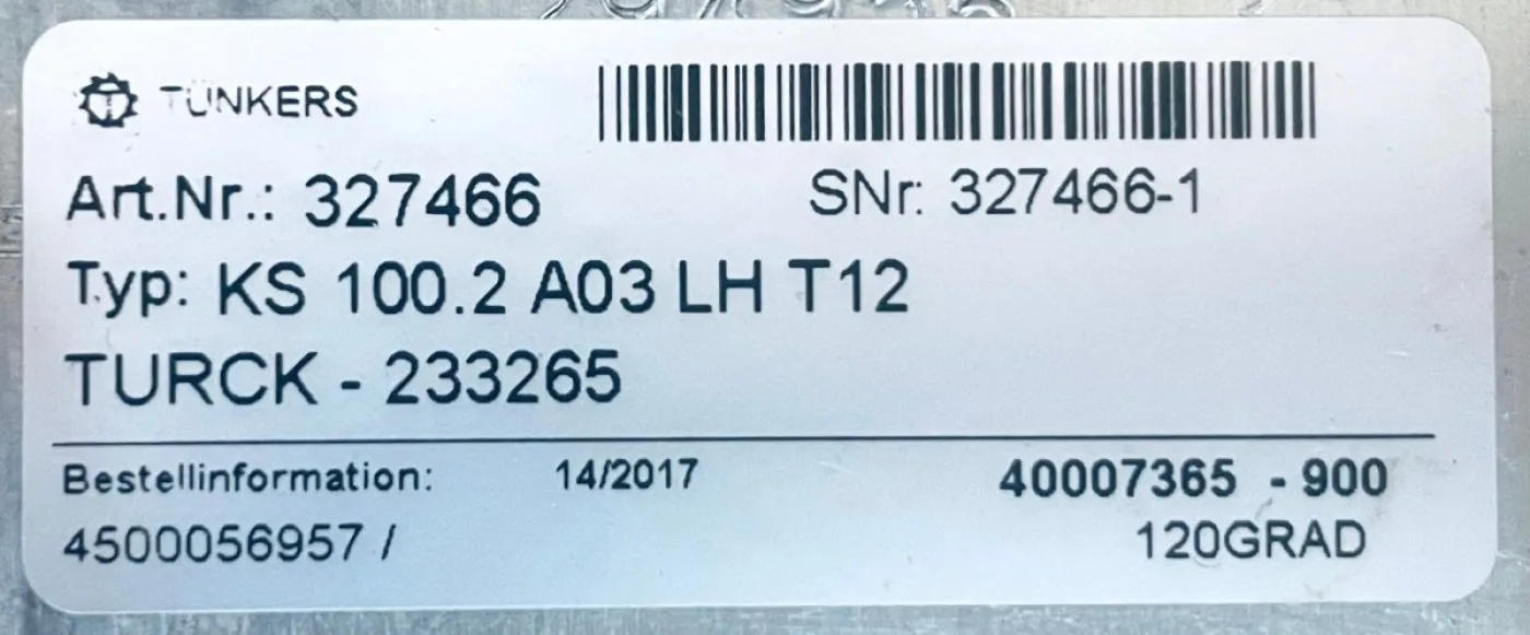 Tünkers Spanner KS 100.2 A03 LHT12 327466 - 6