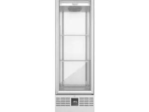 Foster FSL400G/11-310 Slimline Single Glass Door Refrigerated Upright Display Cabinet 400 Litres - islandcatering
