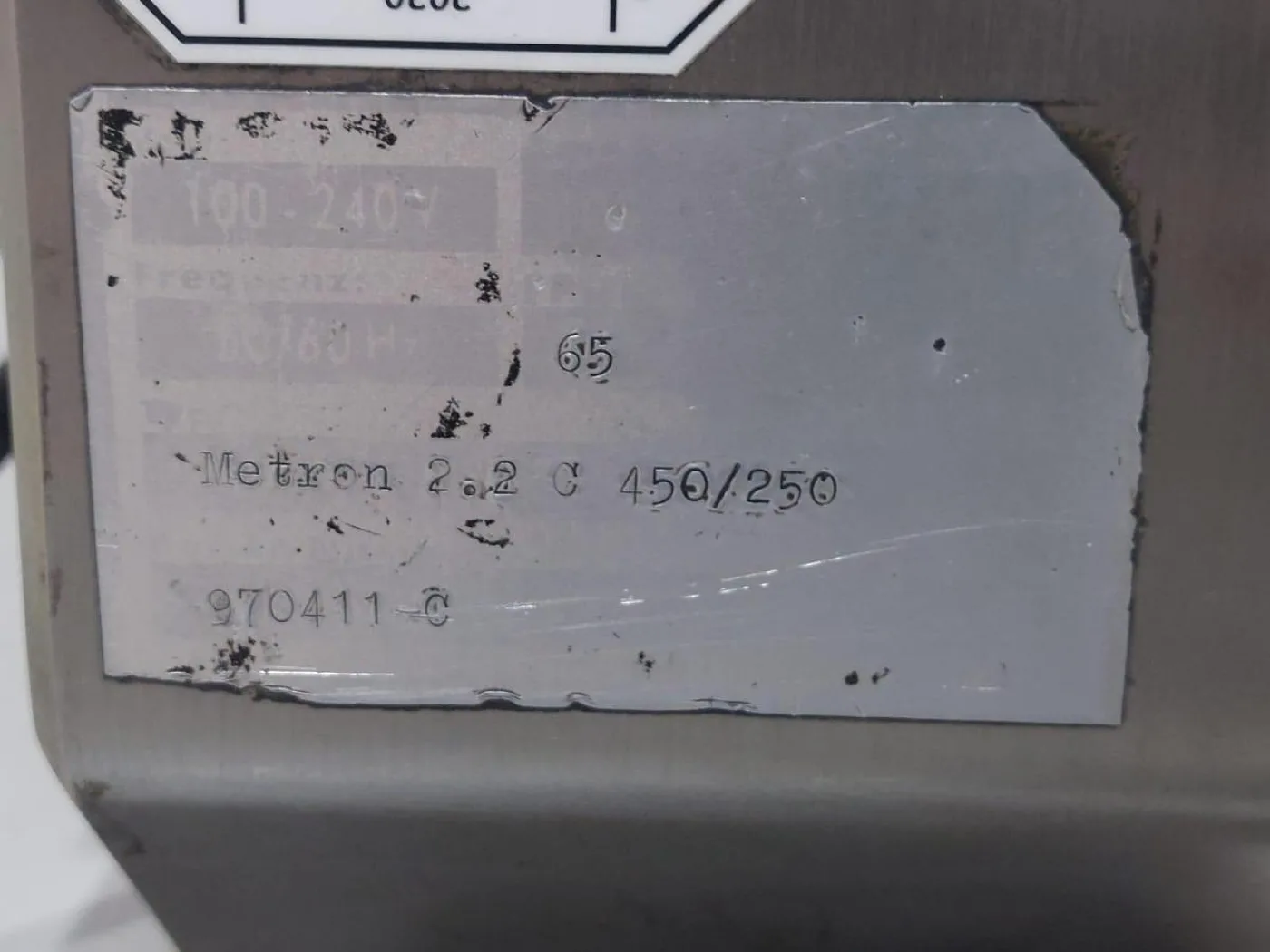 Mesutronic Metaaldetector, Type metron 2.2 C 450/250 - 5