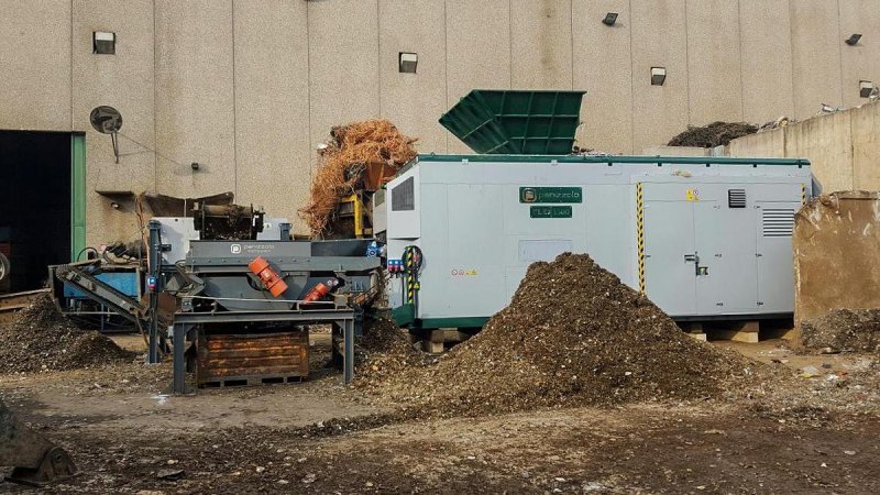 Panizzolo Flex 1300 Mobile Drum Hammer Mill