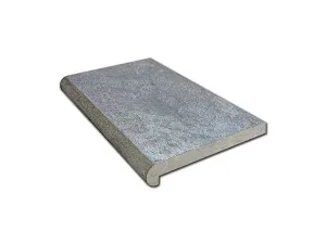Blue stone zwembadrandtegel gevlamd & geborsteld