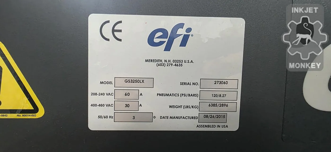 2015 EFI VUTEk GS3250LX Ultradrop - 4