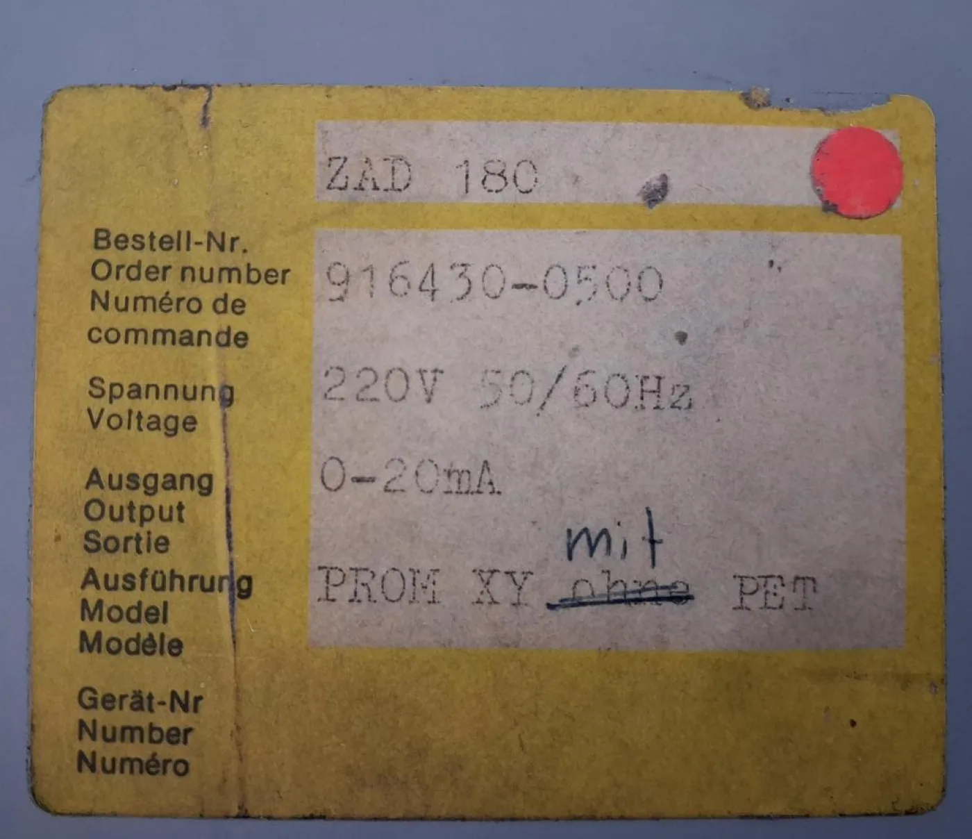 Endress+Hauser ZAD 180 Signal Converter - 5