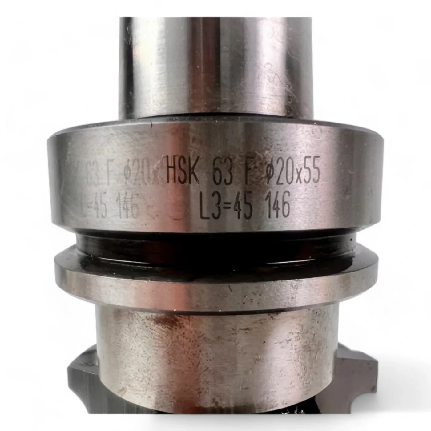 HSK 63 F Spannzangenfutter mit Bohrungsaufnahme und Duplex HW Profilfräser D=63 mm L=36 mm - 3