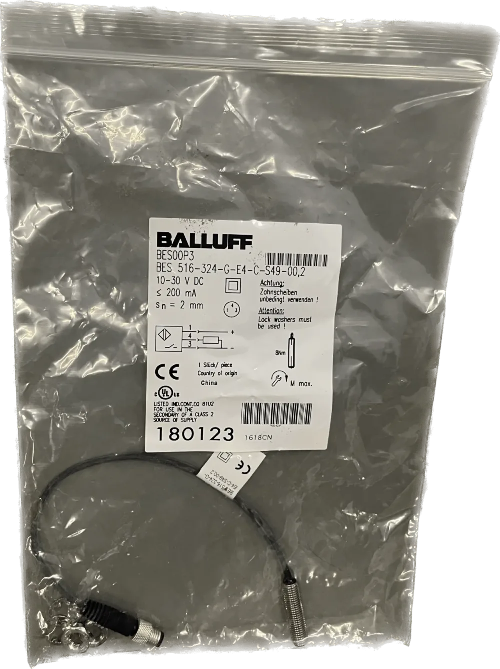 BALLUFF Induktive Standardsensoren mit Vorzugstypen BES 516-324-G-E4-C-S49-00,2