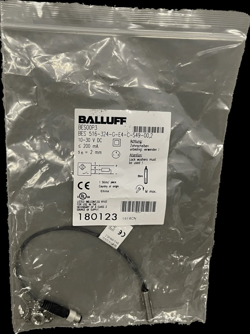 BALLUFF Induktive Standardsensoren mit Vorzugstypen BES 516-324-G-E4-C-S49-00,2