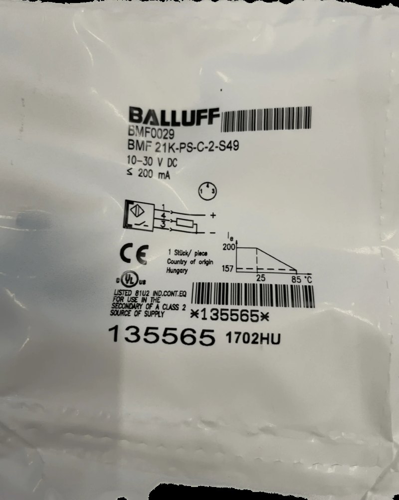 BALLUFF Magnetfeld-Sensoren für Zugstangenzylinder BMF 21K-PS-C-2-S49
