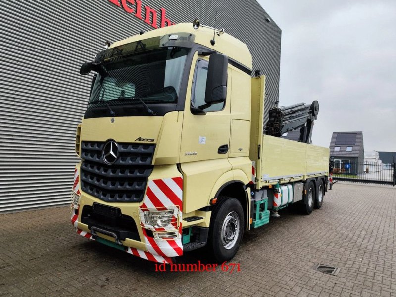 Mercedes-Benz Arocs 2645 6x4 Euro 6 Hiab XS 377 Hipro 7 x Hydr. Hiab Rotated Clamp!