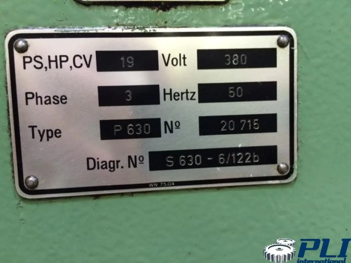 Gear cutting machine with vertical hob – PFAUTER P 630 - 6