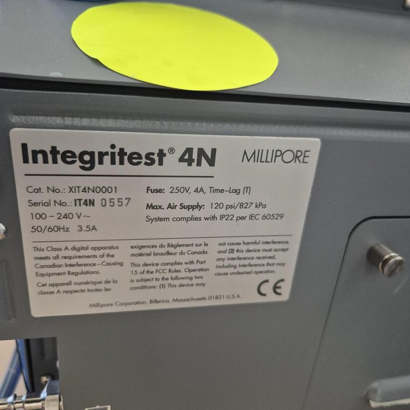 Milipore Dichtheitsprüfgerät für Filterintegritätstests Integritest® 4N