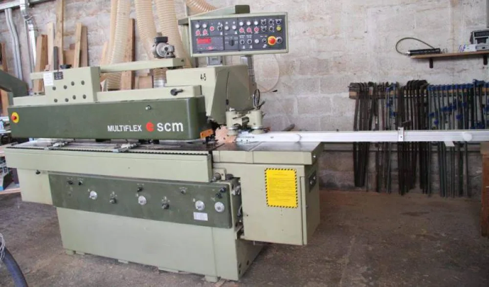 CENTRO DI LAVORO ANGOLARE PER SERRAMENTI SCM MOD. MULTIFLEX versione B