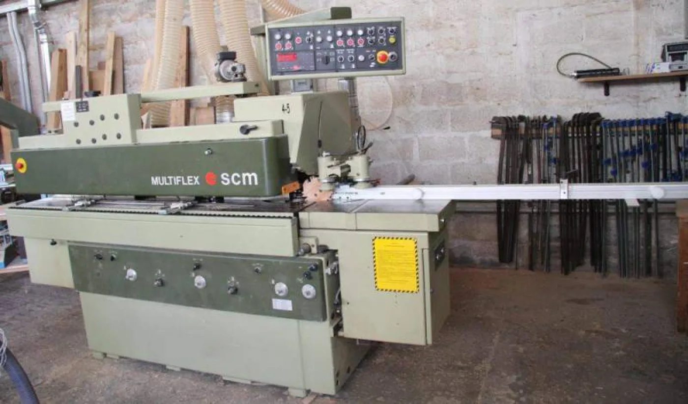CENTRO DI LAVORO ANGOLARE PER SERRAMENTI SCM MOD. MULTIFLEX versione B - 1