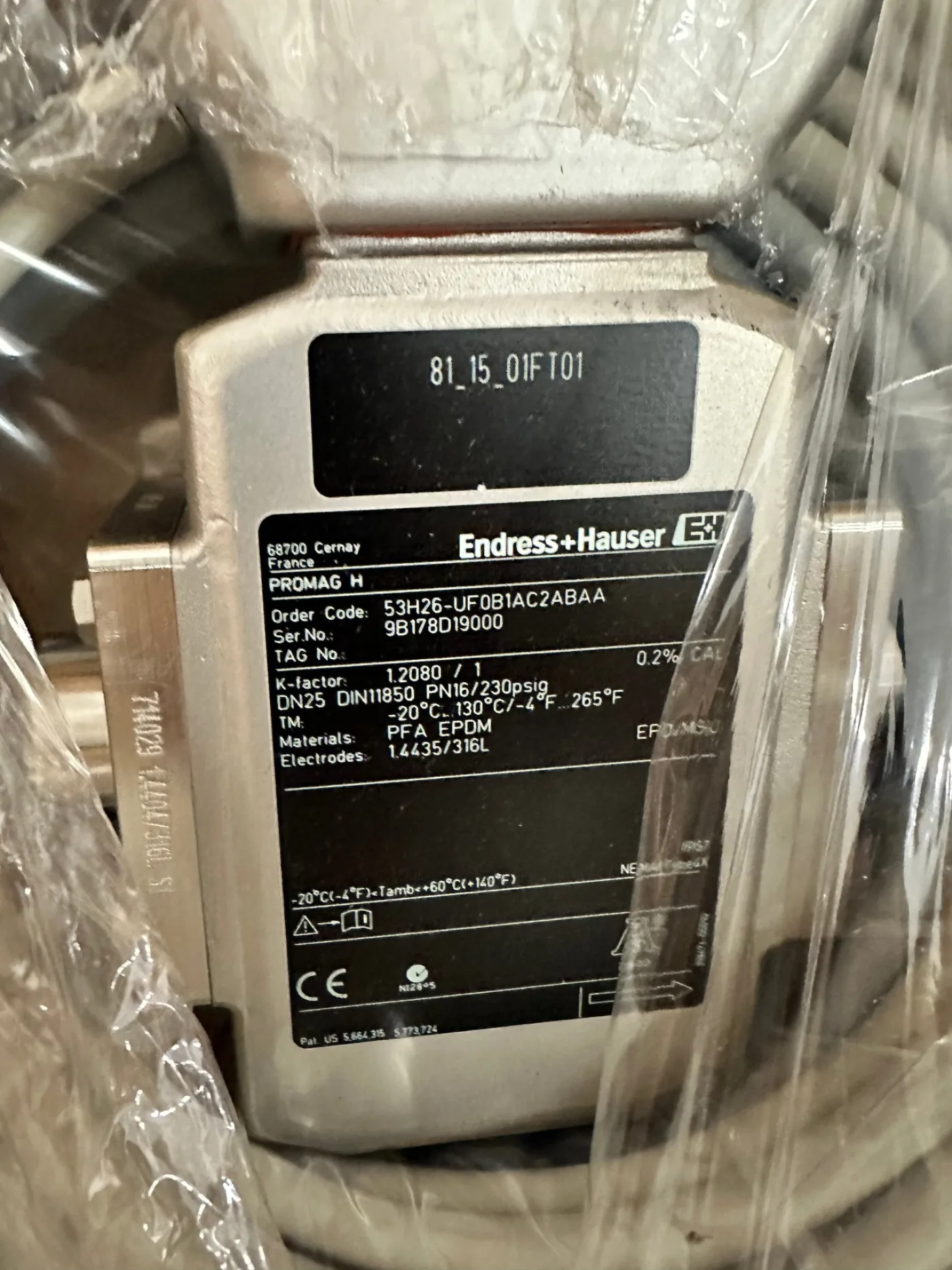 Endress & Hauser Promag 53H26 DN25 - 3